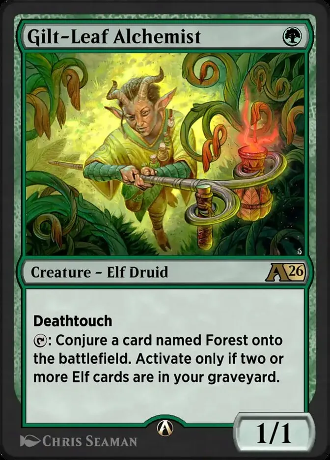 Gilt-Leaf Alchemist Front Face