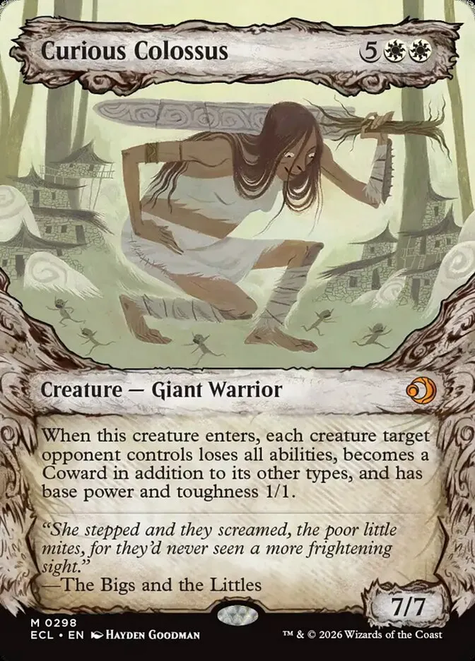 Curious Colossus Front Face