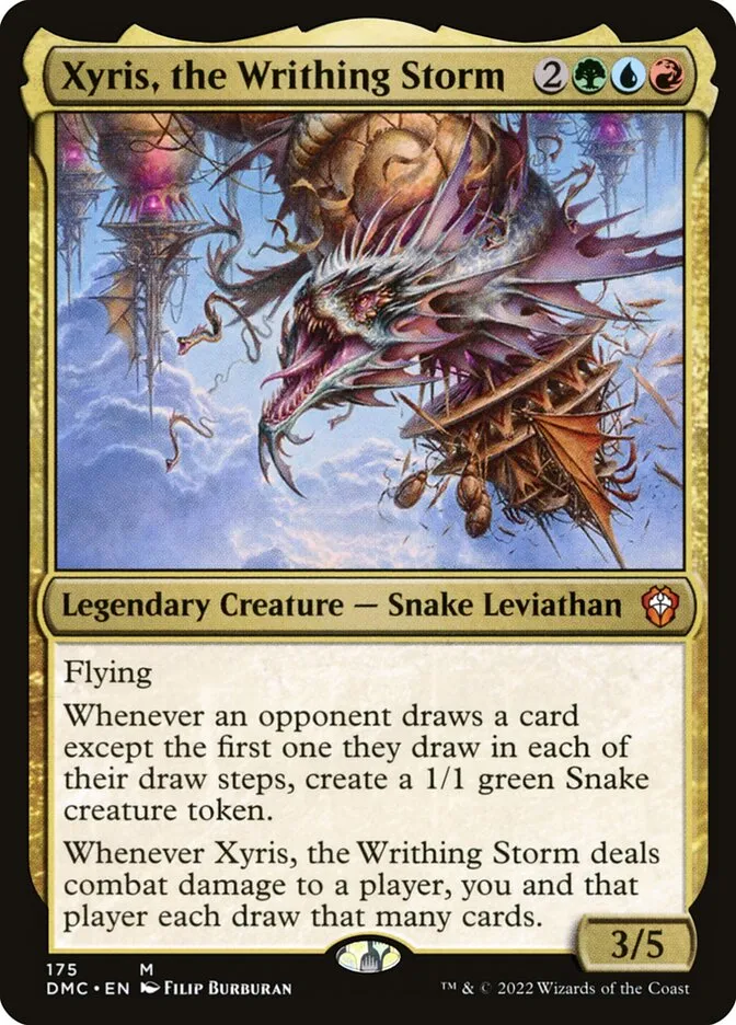 Xyris, the Writhing Storm Front Face
