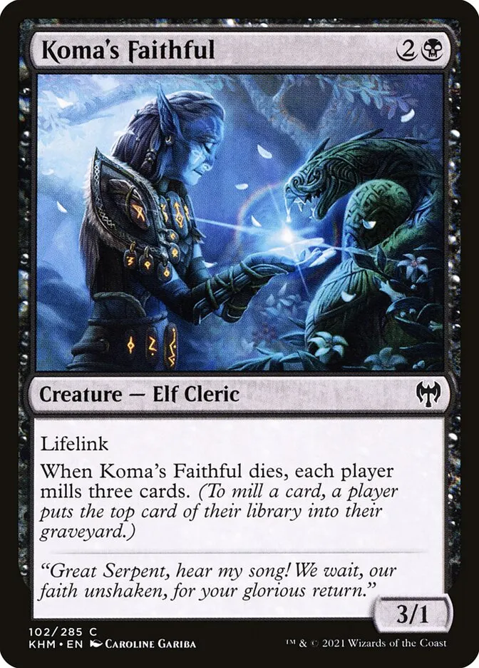 Koma's Faithful Front Face
