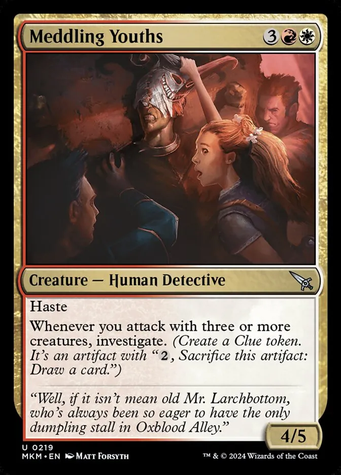 Meddling Youths Front Face