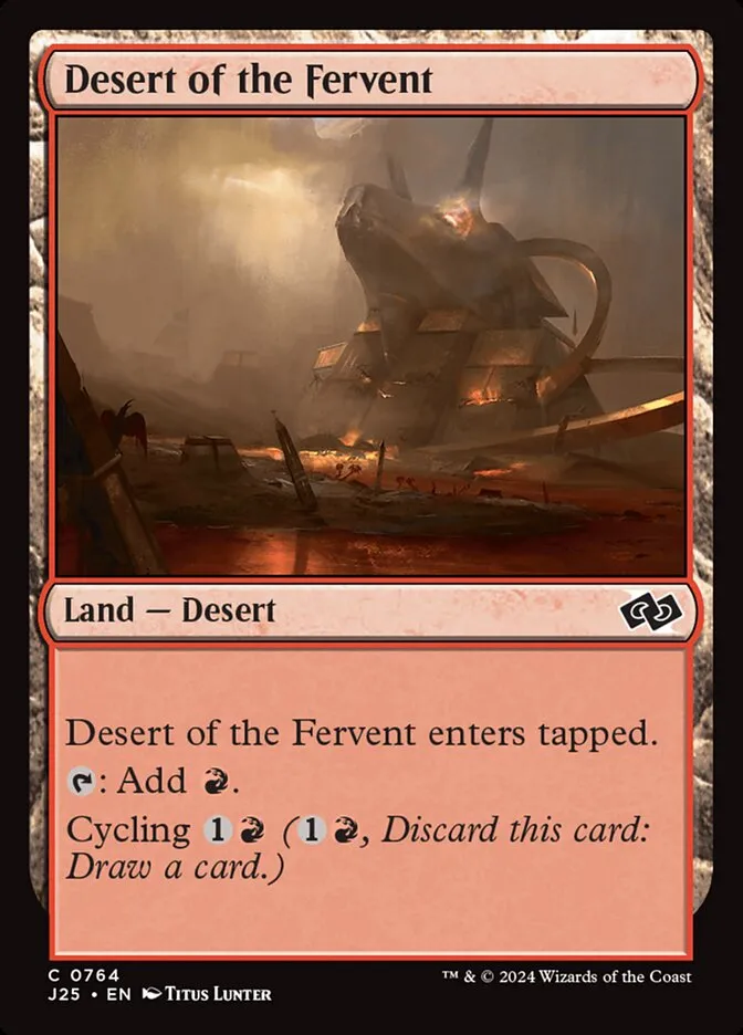 Desert of the Fervent Front Face