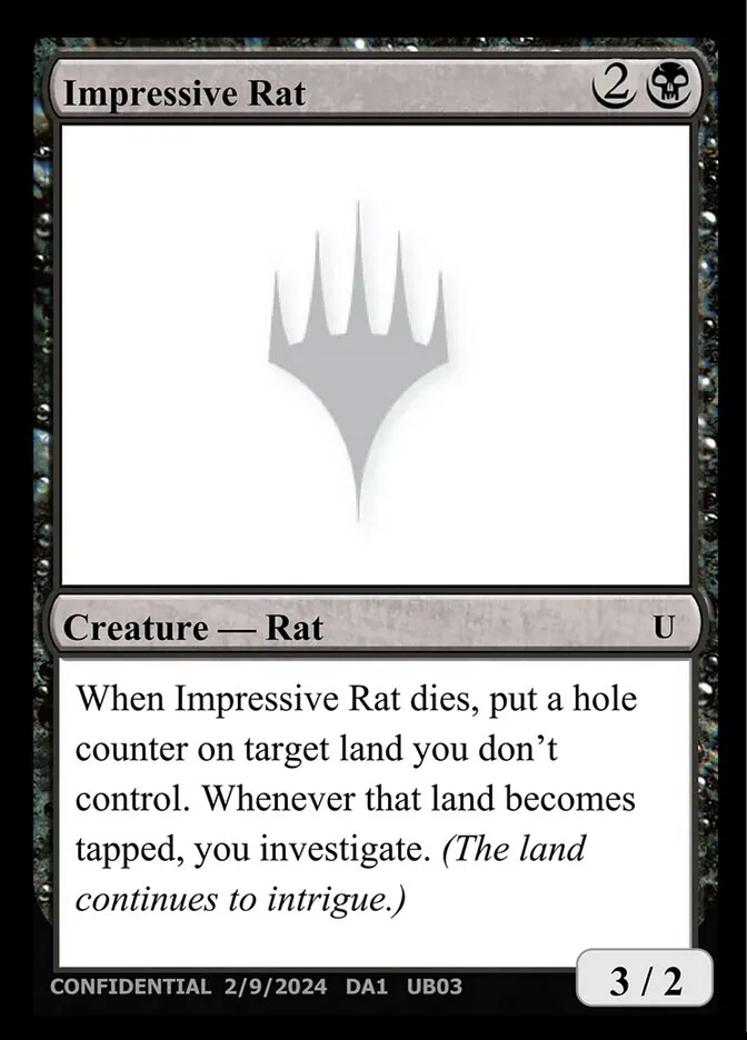 Impressive Rat Front Face
