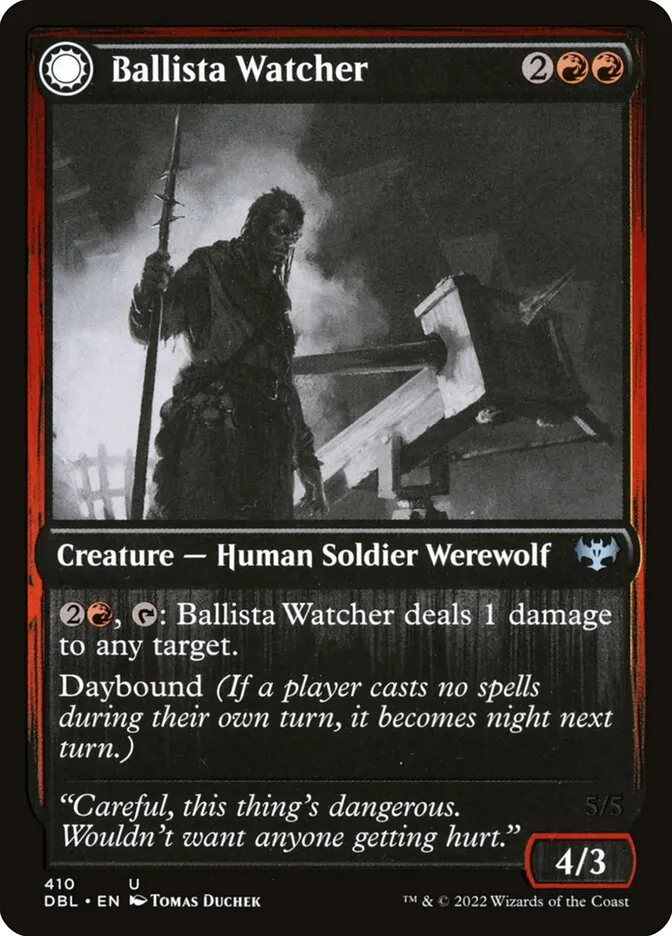 Ballista Watcher // Ballista Wielder Front Face