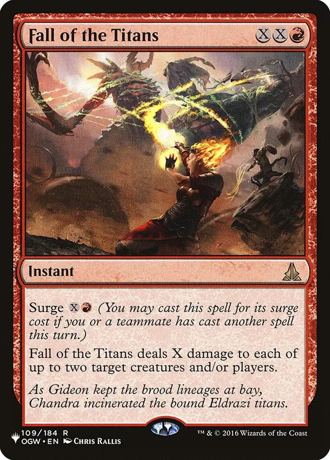Fall of the Titans Front Face