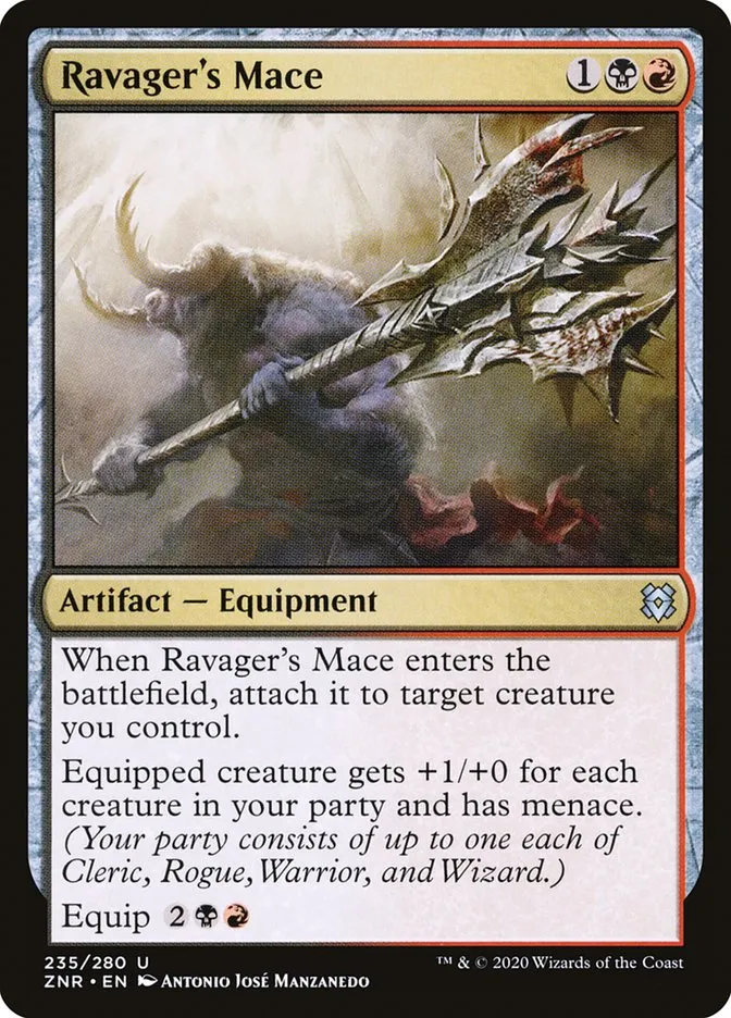 Ravager's Mace Front Face