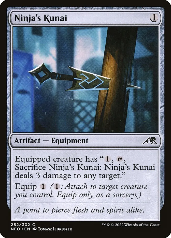 Ninja's Kunai Front Face