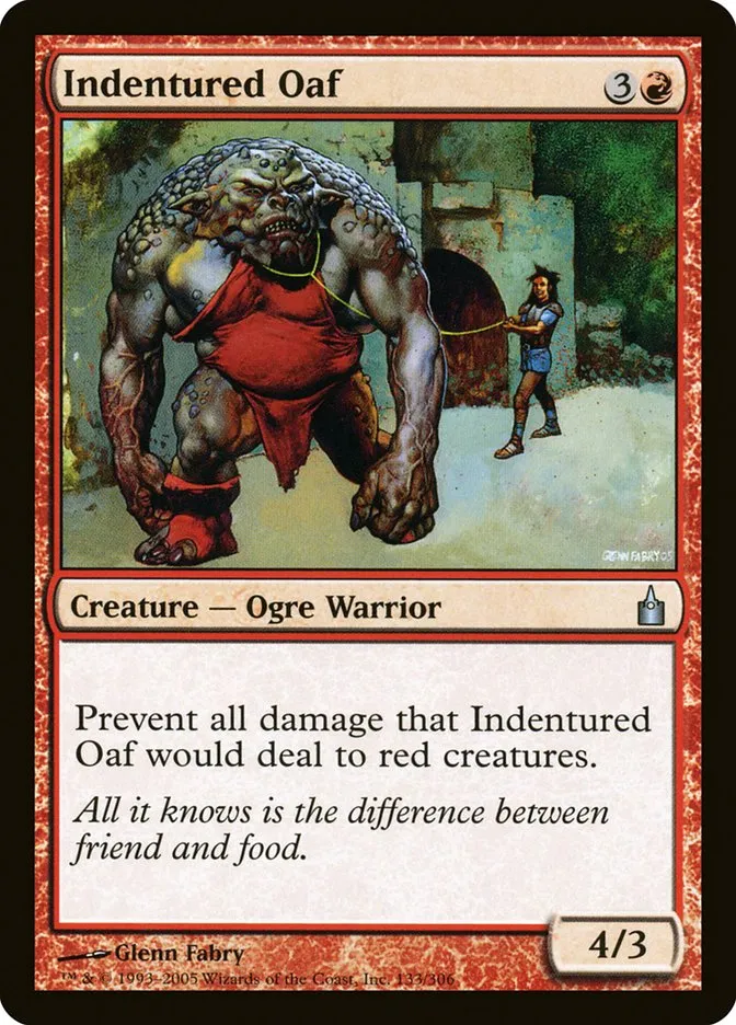 Indentured Oaf Front Face