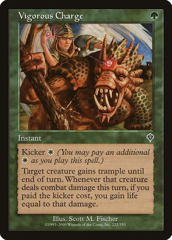 Vigorous Charge Front Face