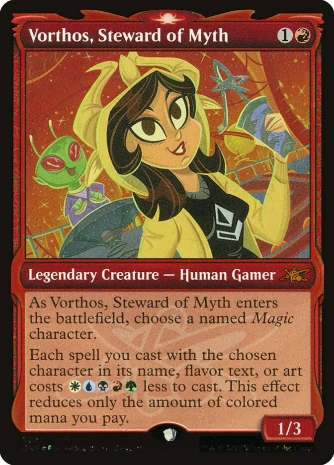 Vorthos, Steward of Myth Front Face
