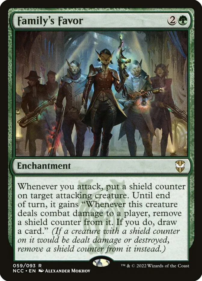 Family's Favor Front Face