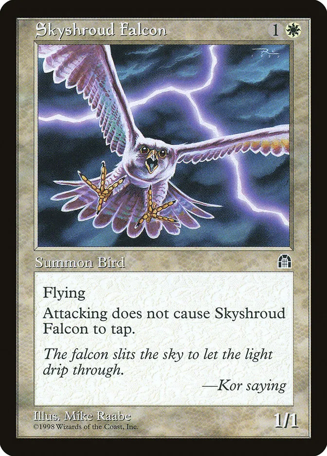 Skyshroud Falcon Front Face