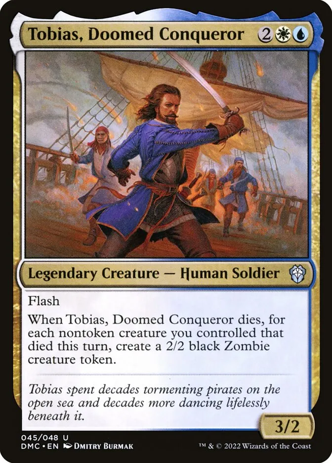 Tobias, Doomed Conqueror Front Face