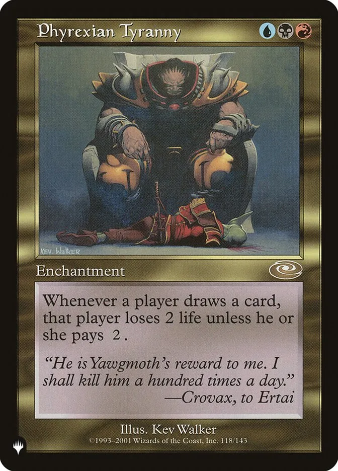 Phyrexian Tyranny Front Face