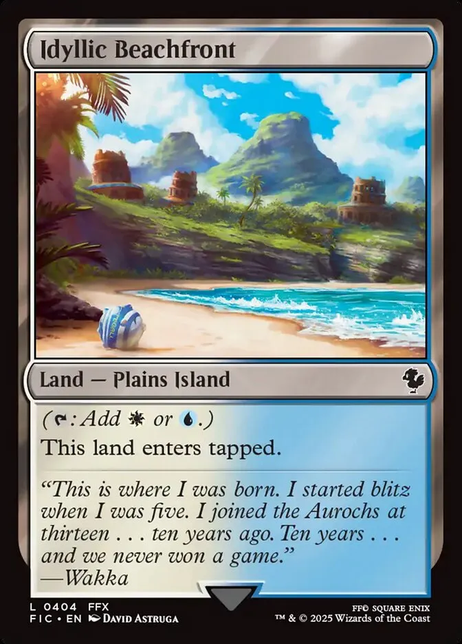 Idyllic Beachfront Front Face