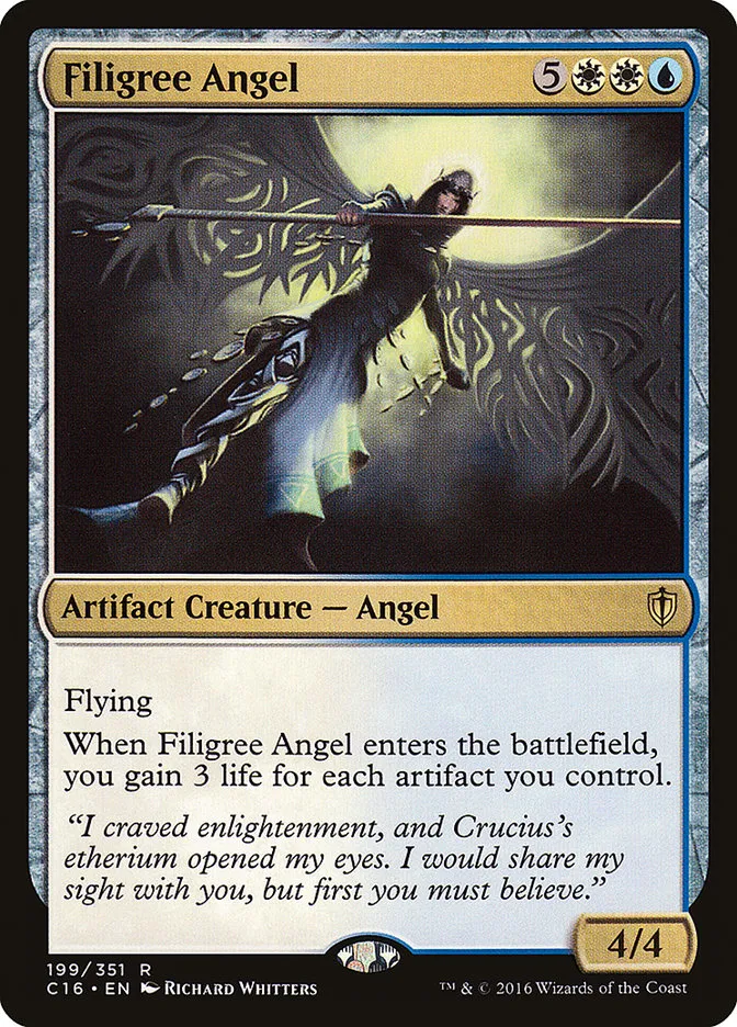 Filigree Angel Front Face