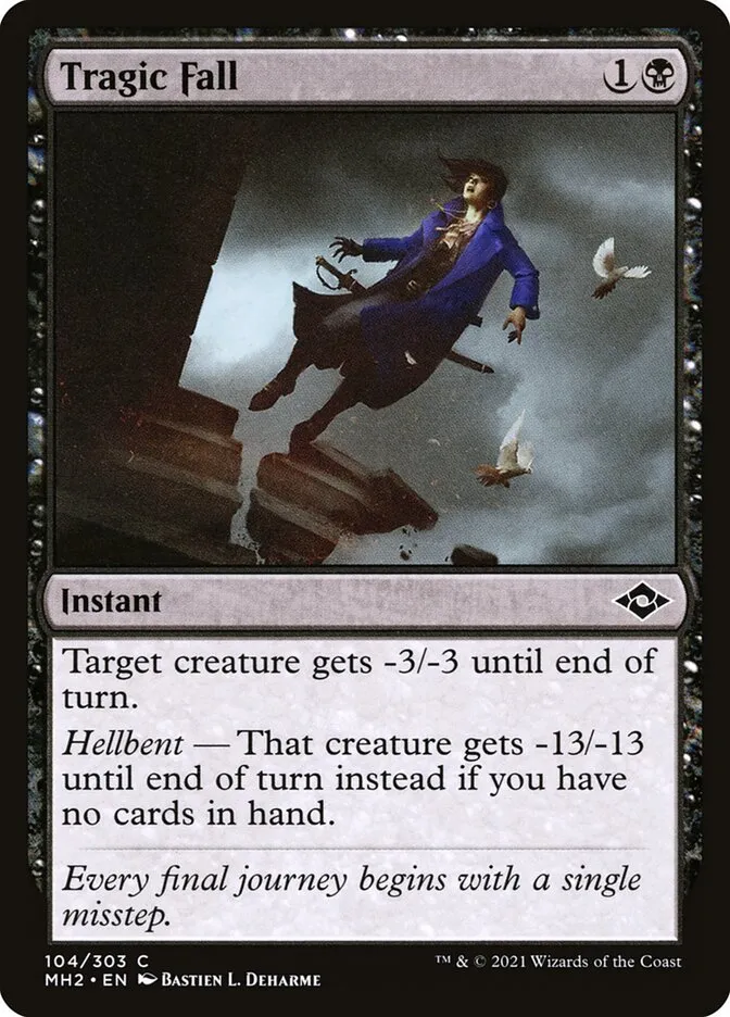 Tragic Fall Front Face