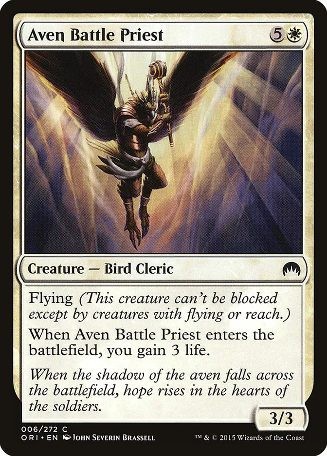 Aven Battle Priest Front Face