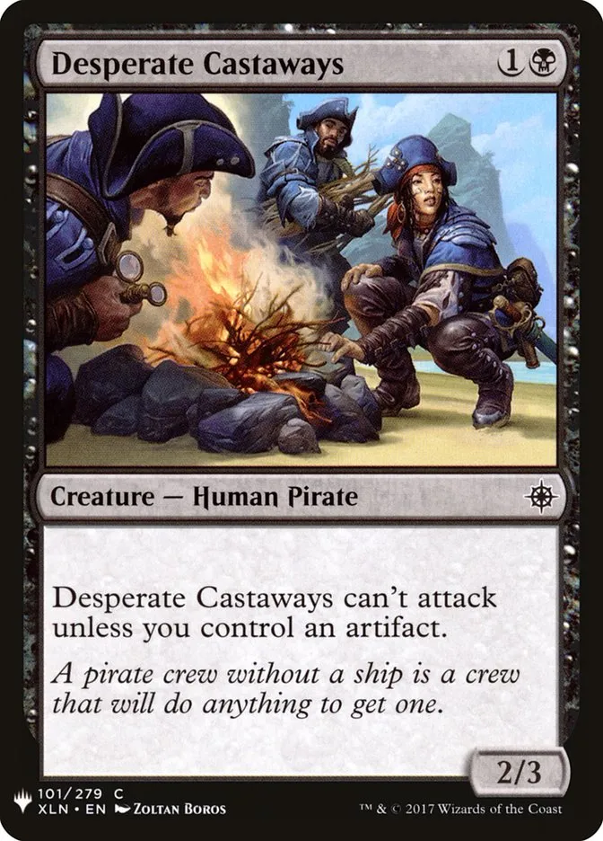 Desperate Castaways Front Face