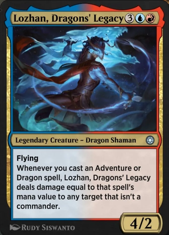 Lozhan, Dragons' Legacy Front Face