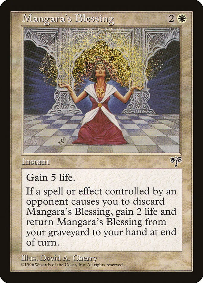 Mangara's Blessing Front Face