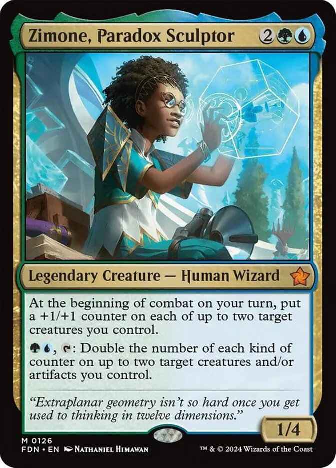 Zimone, Paradox Sculptor Front Face