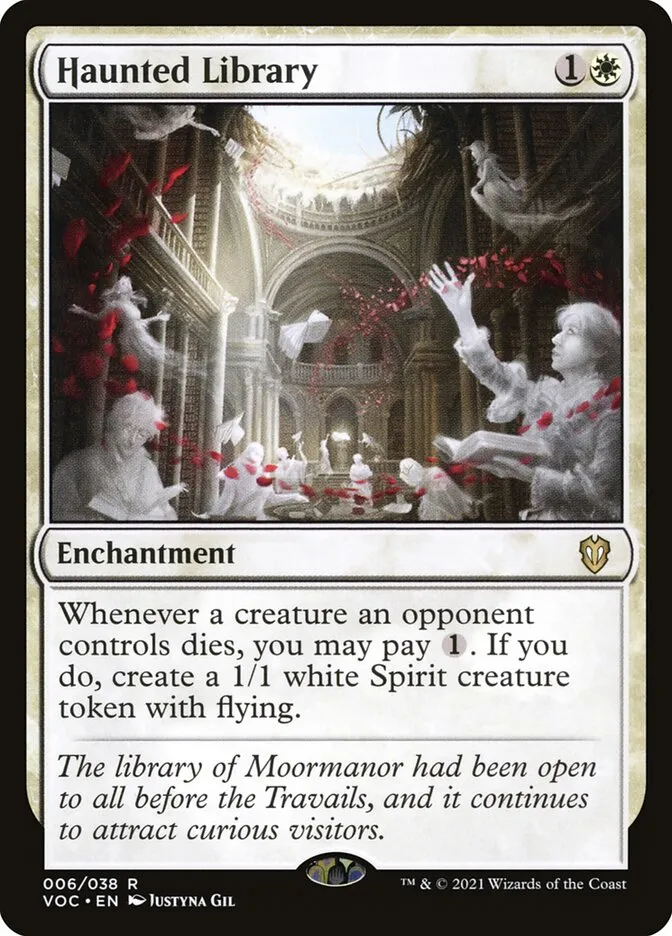 Haunted Library Front Face