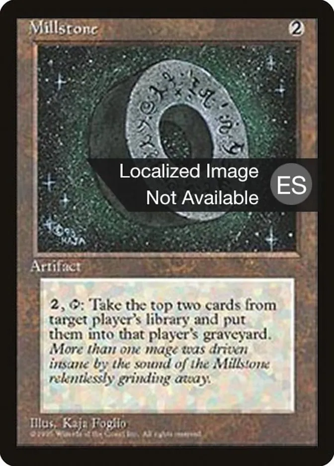 Millstone Front Face