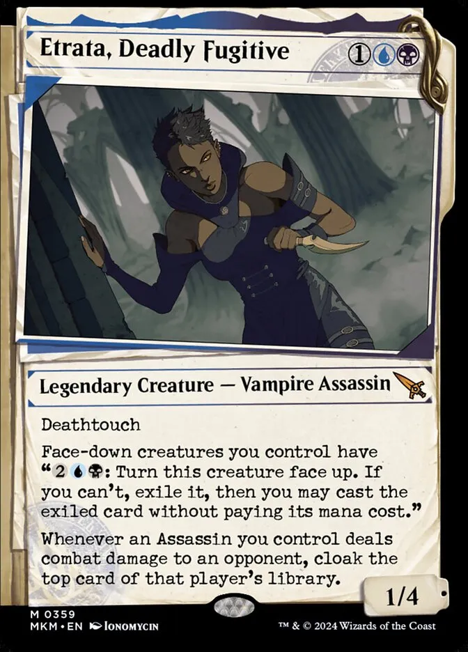Etrata, Deadly Fugitive Front Face