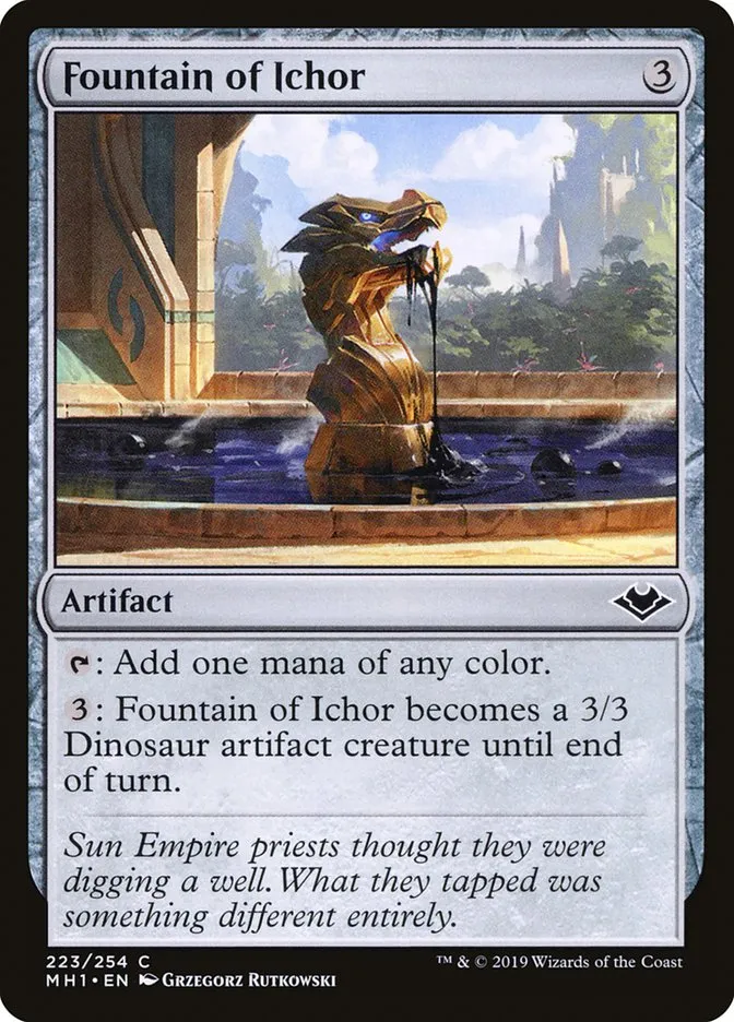 Fountain of Ichor Front Face
