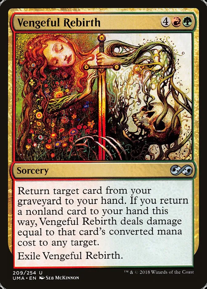 Vengeful Rebirth Front Face
