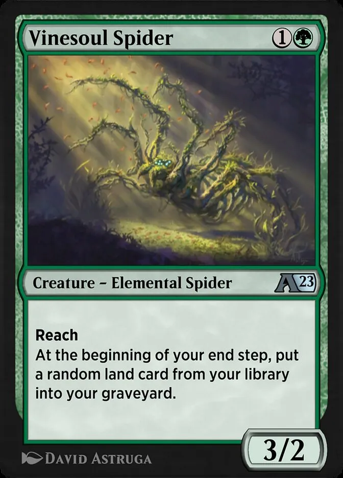Vinesoul Spider Front Face