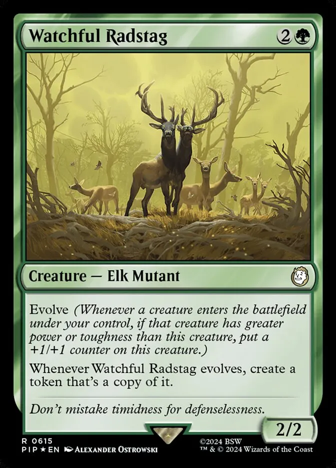 Watchful Radstag Front Face