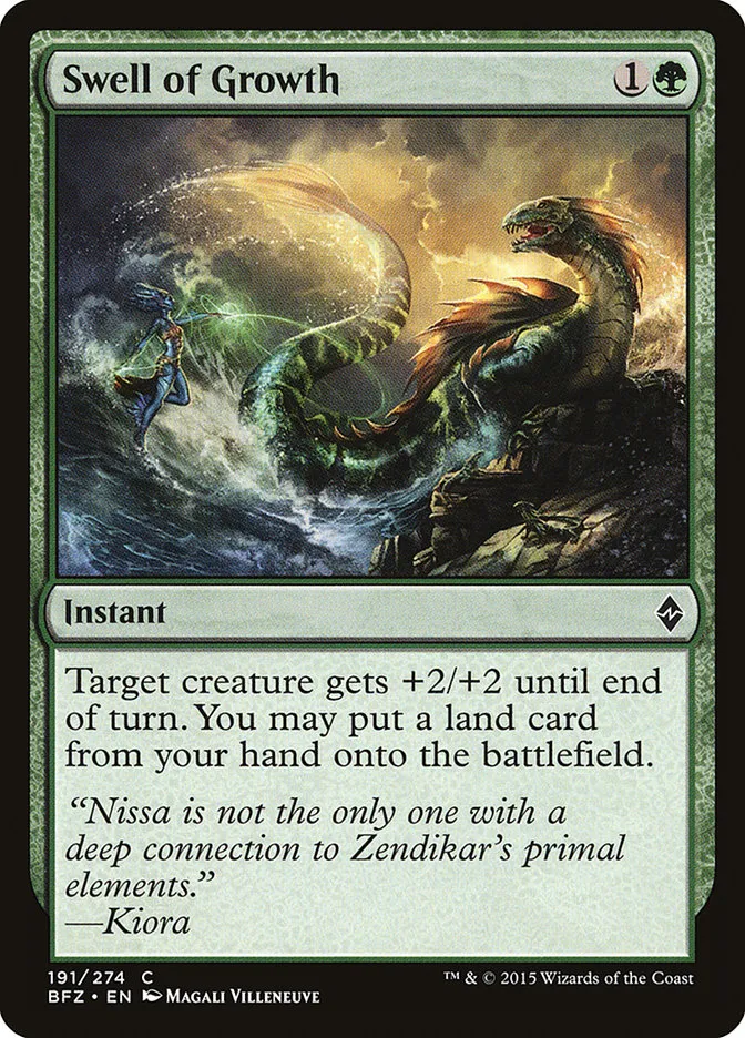 Swell of Growth Front Face