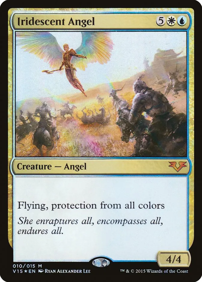 Iridescent Angel Front Face