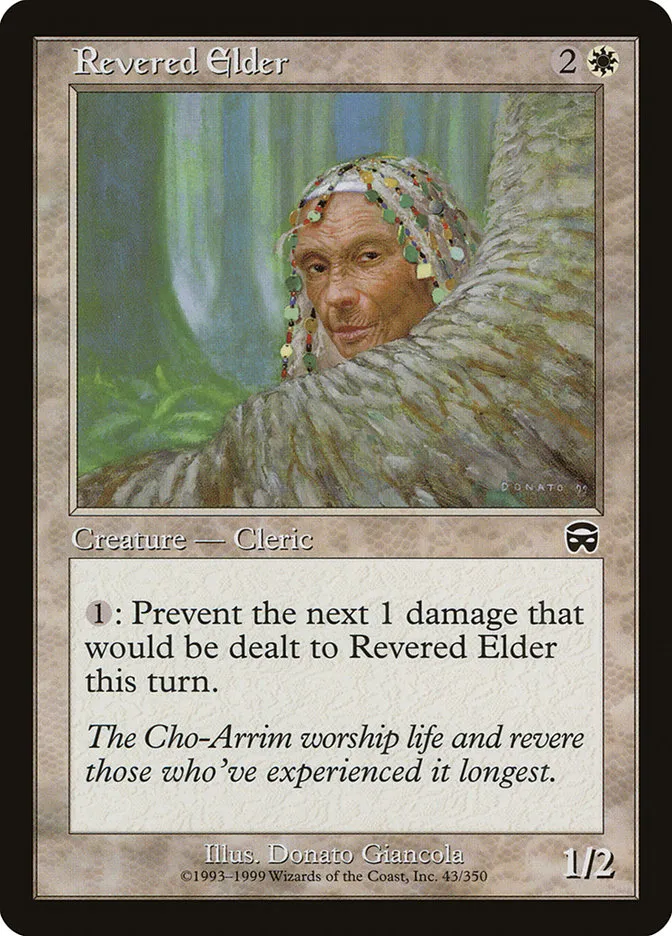 Revered Elder Front Face