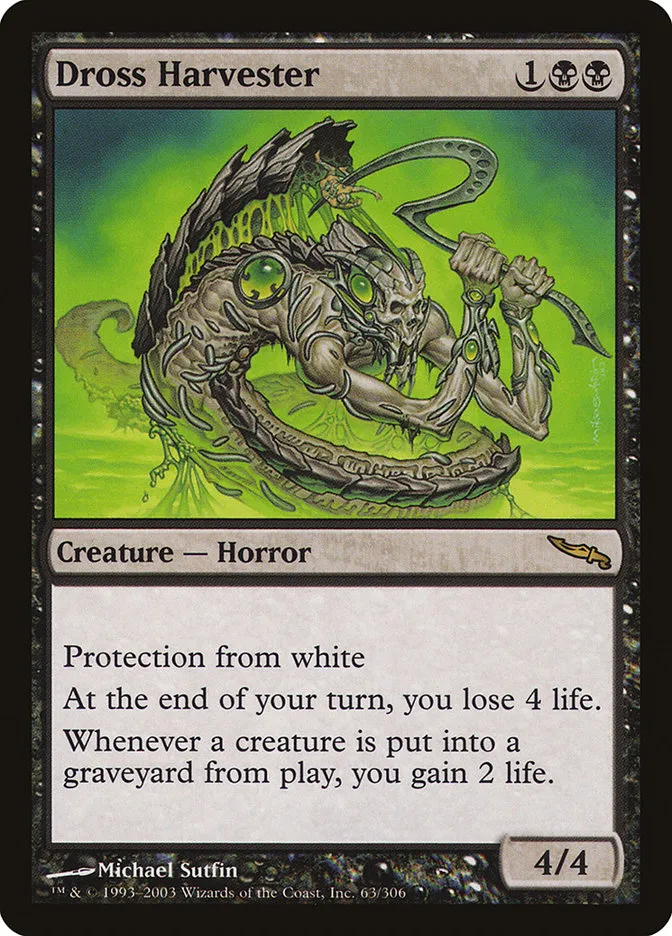 Dross Harvester Front Face