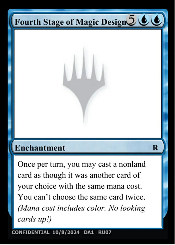 Fourth Stage of Magic Design Front Face