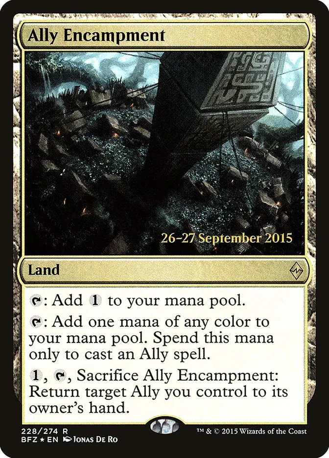 Ally Encampment Front Face