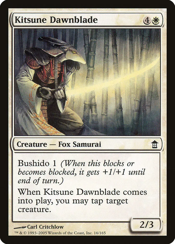 Kitsune Dawnblade Front Face