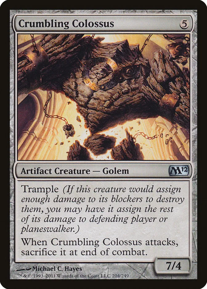 Crumbling Colossus Front Face