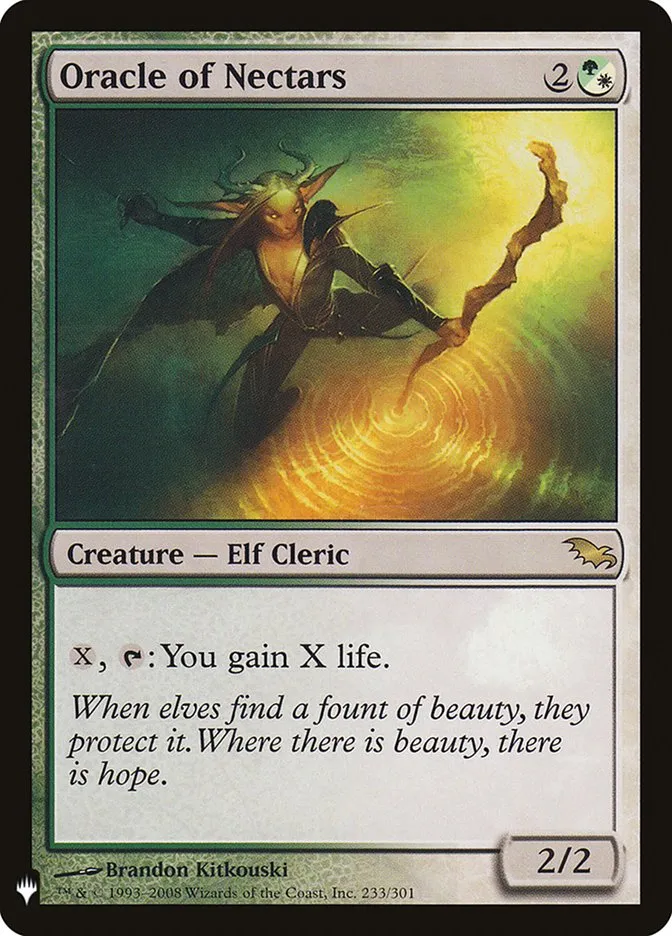 Oracle of Nectars Front Face