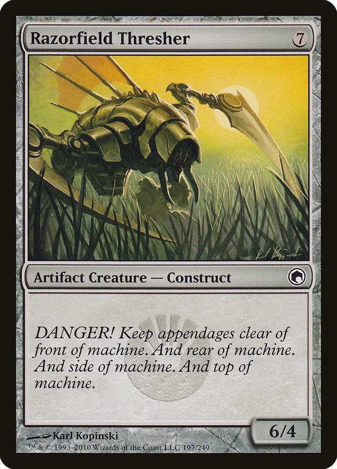 Razorfield Thresher Front Face