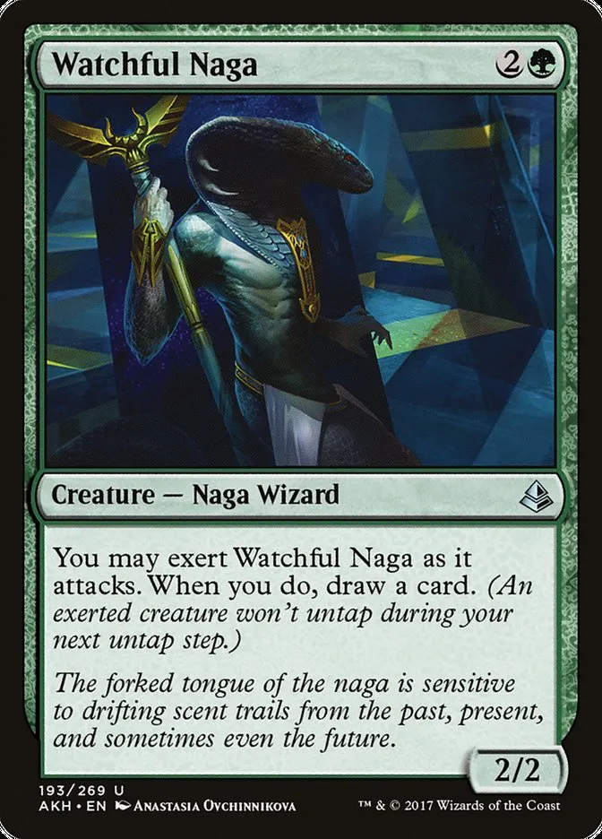 Watchful Naga Front Face