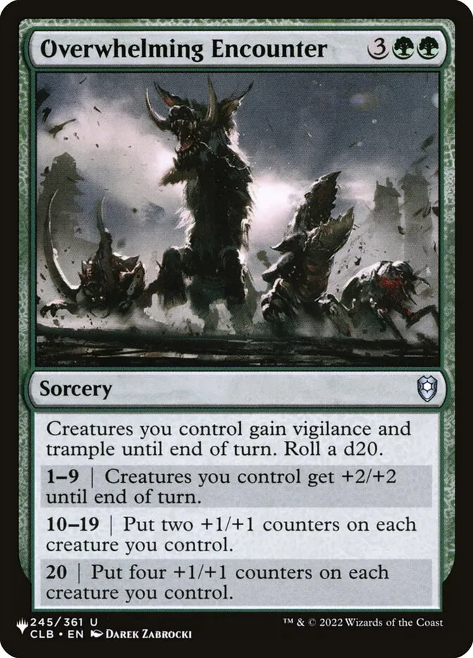 Overwhelming Encounter Front Face