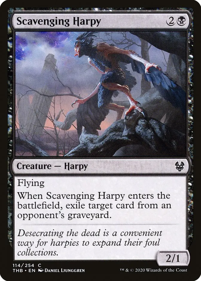 Scavenging Harpy Front Face