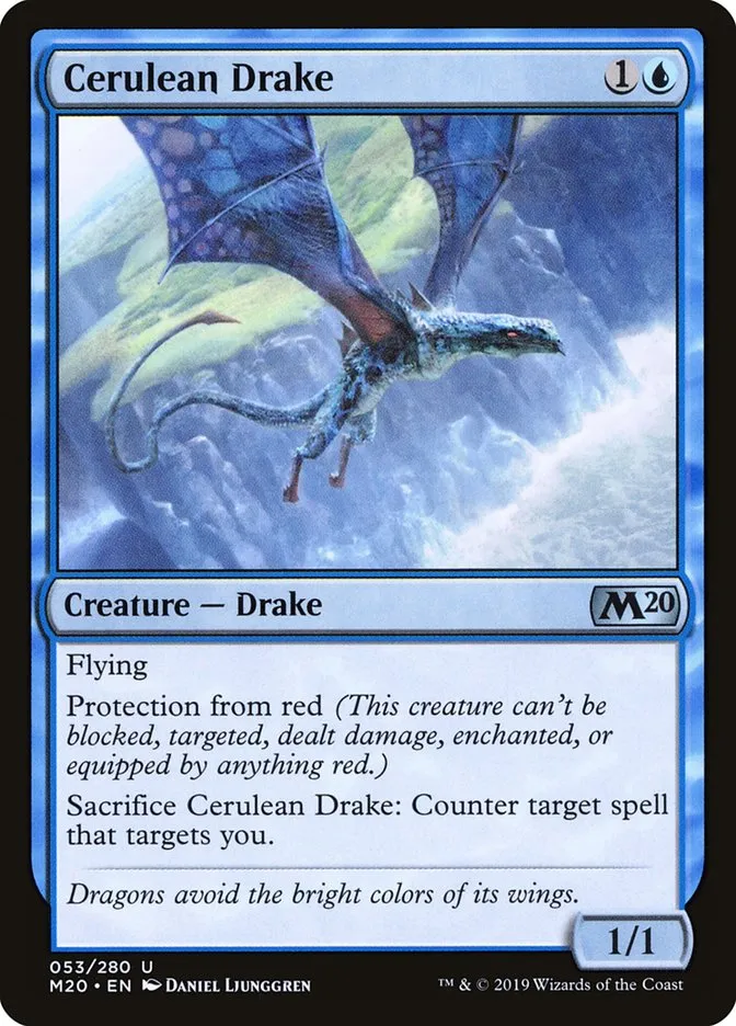 Cerulean Drake Front Face