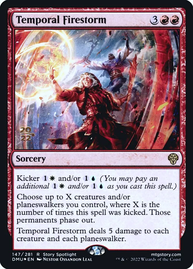 Temporal Firestorm Front Face