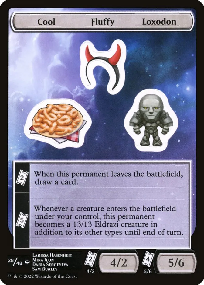 Cool Fluffy Loxodon Front Face