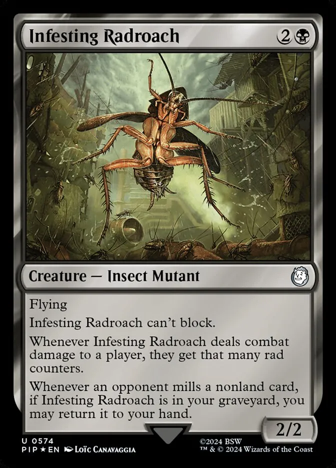 Infesting Radroach Front Face